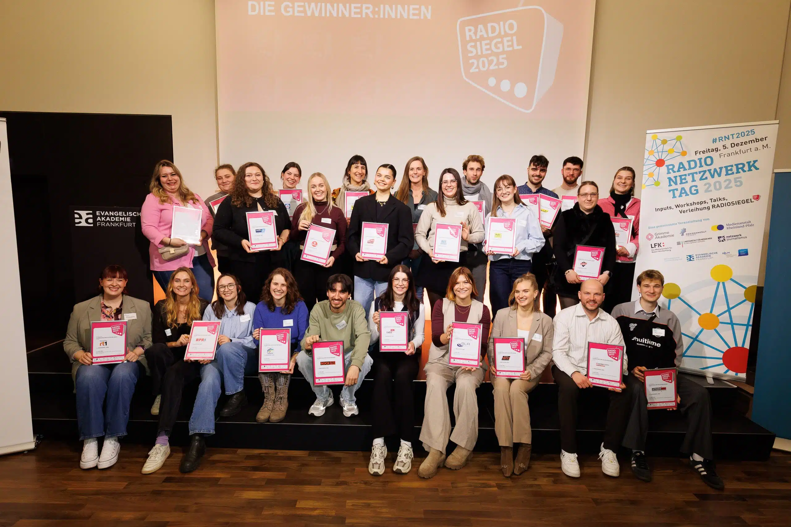 Die Gewinnerinnen und Gewinner des Radiosiegels 2025