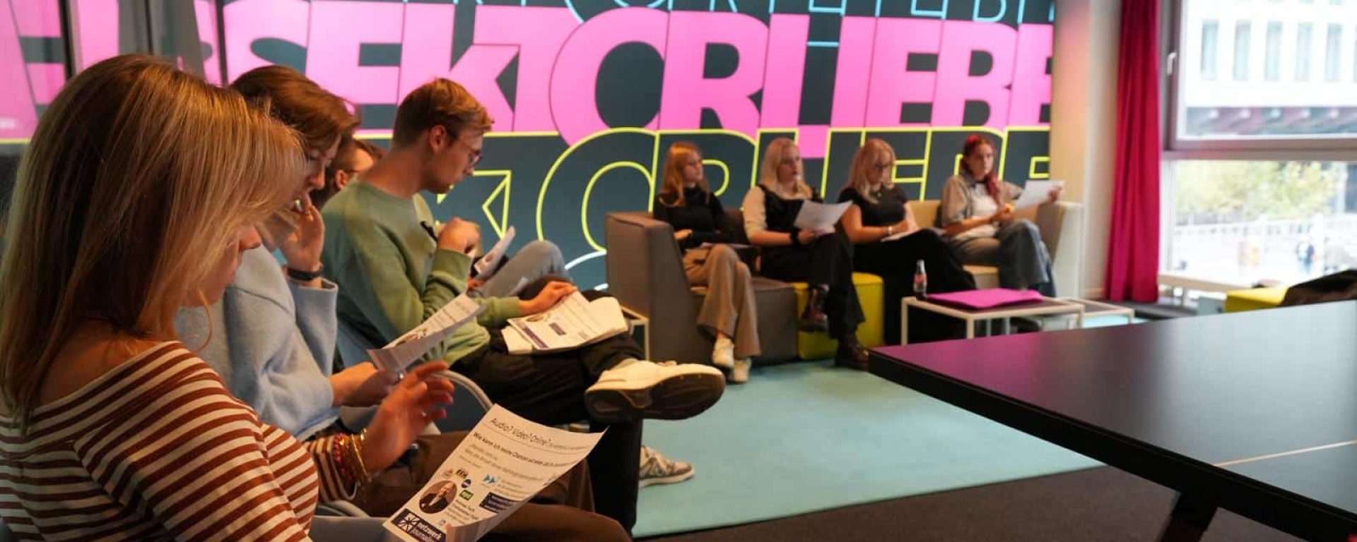Berufsinfo in den Räumen von 1LIVE