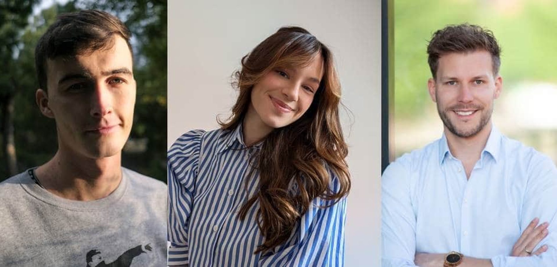 Netzwerkabend Gäse Jacob Queißner, Kira Geiss und Timo Papa - Fotos Privat
