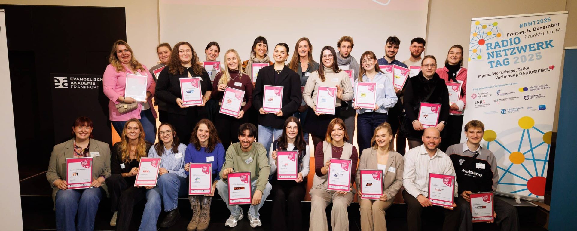 Die Gewinnerinnen und Gewinner des Radiosiegels 2025