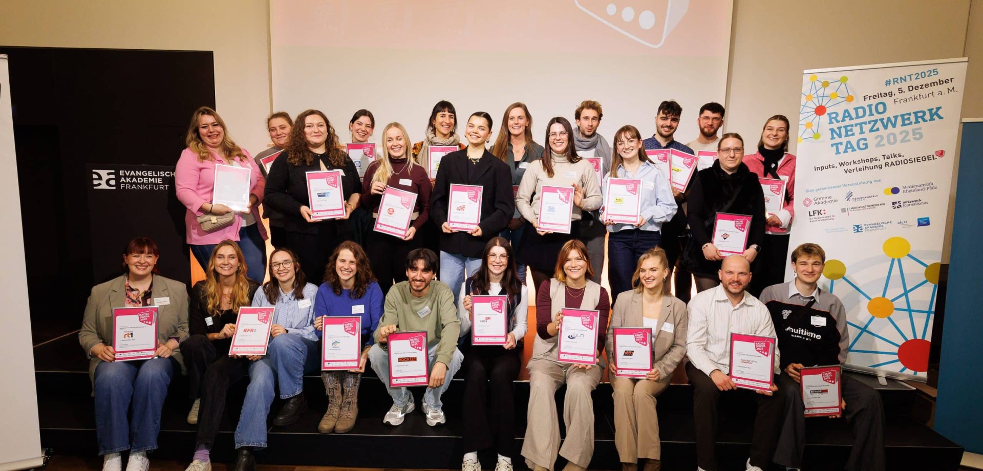 Die Gewinnerinnen und Gewinner des Radiosiegels 2025